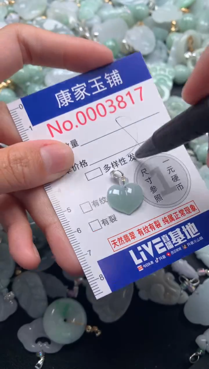 颈饰未镶嵌翡翠3817