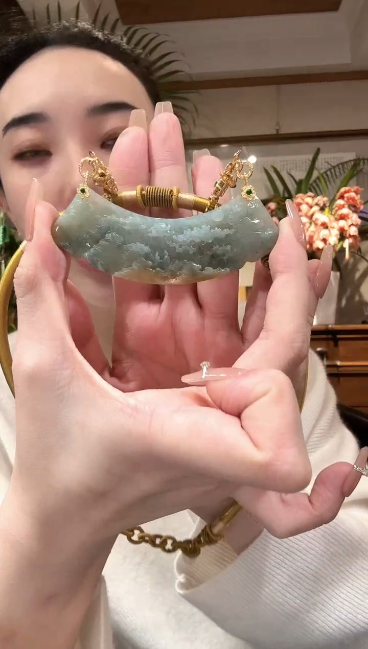 【闪购商品】翡翠颈饰未镶嵌国风