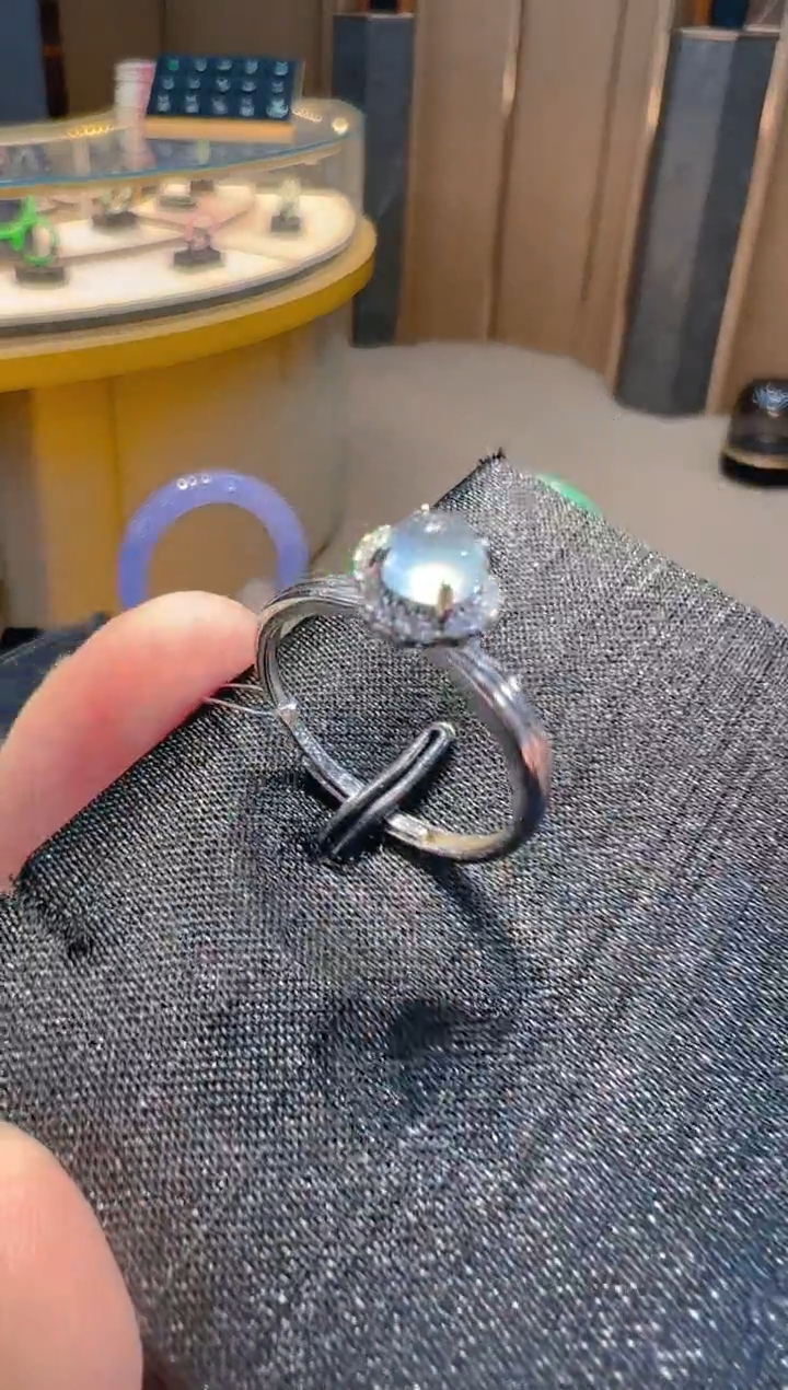 【闪购商品】翡翠戒指银S925镶嵌多样性发货一件