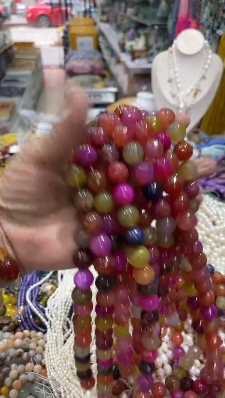 未镶嵌玛瑙/玉髓珠宝半成品一条