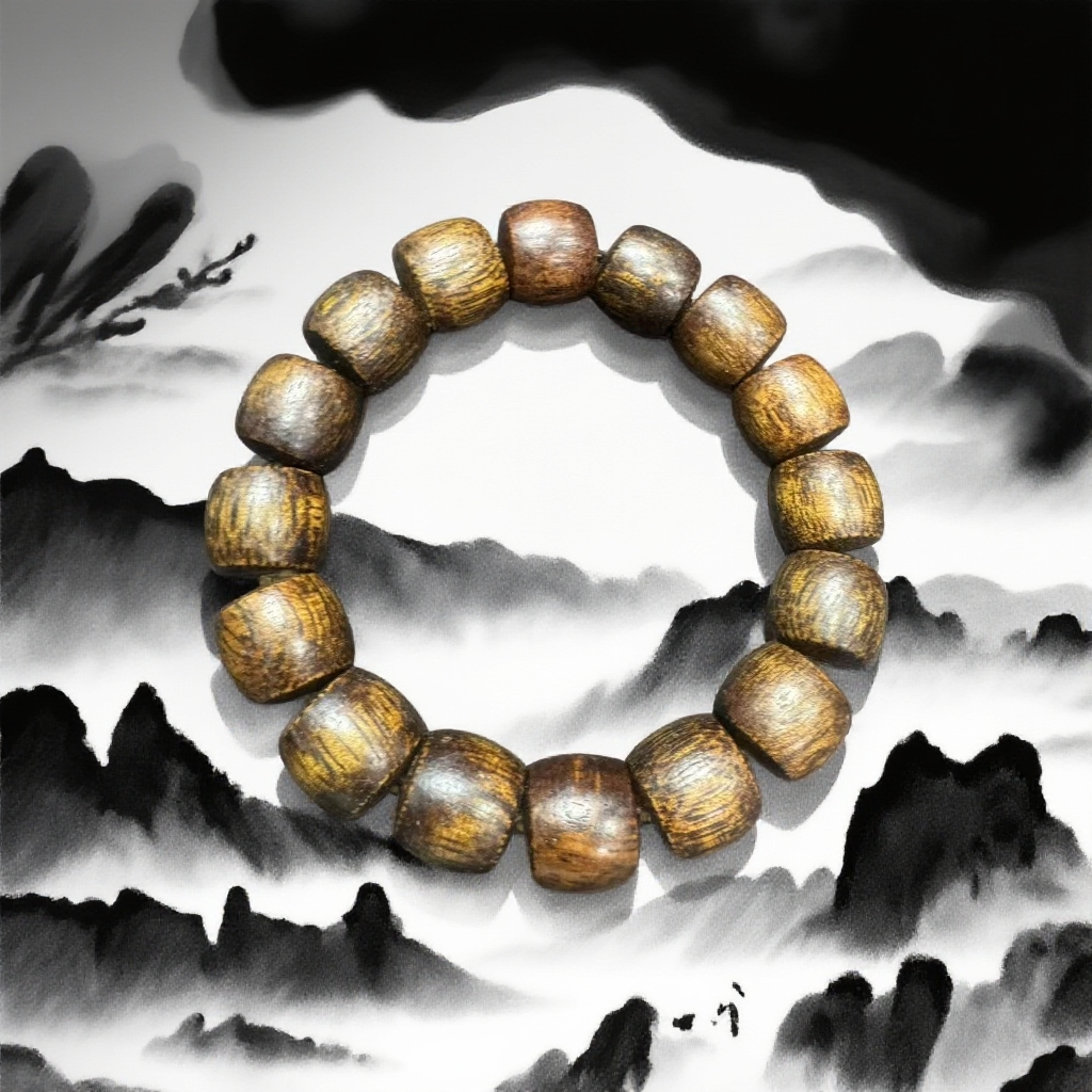 A282越南沉香木串14mm