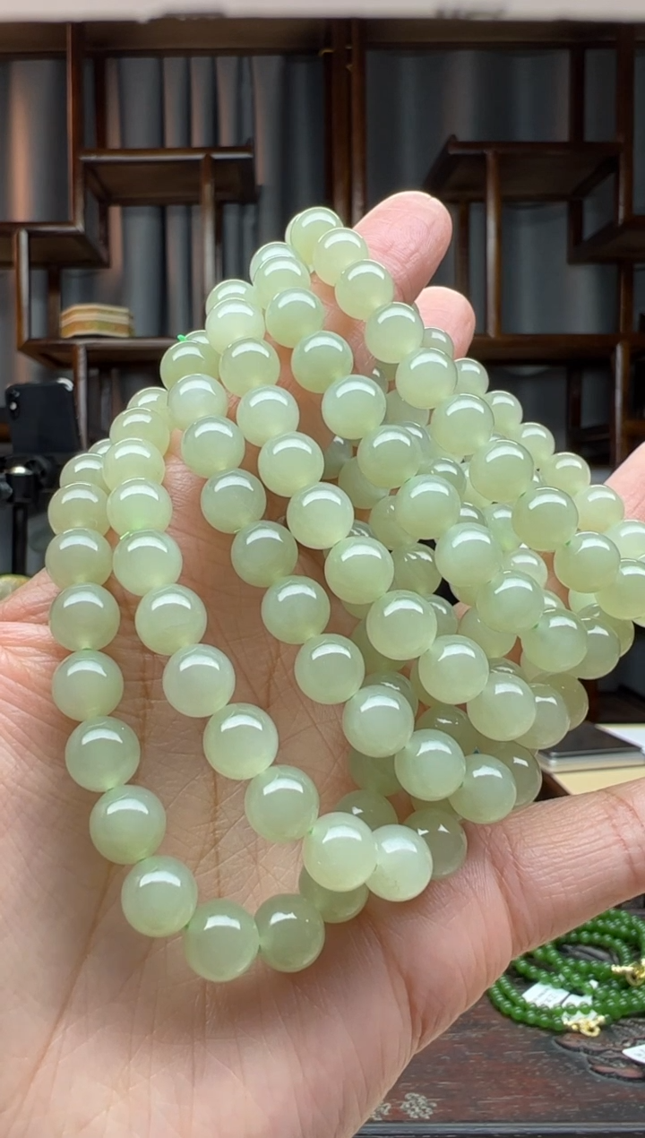 【闪购商品】和田玉颈饰未镶嵌手串 卡8  多样性发货拍一发一