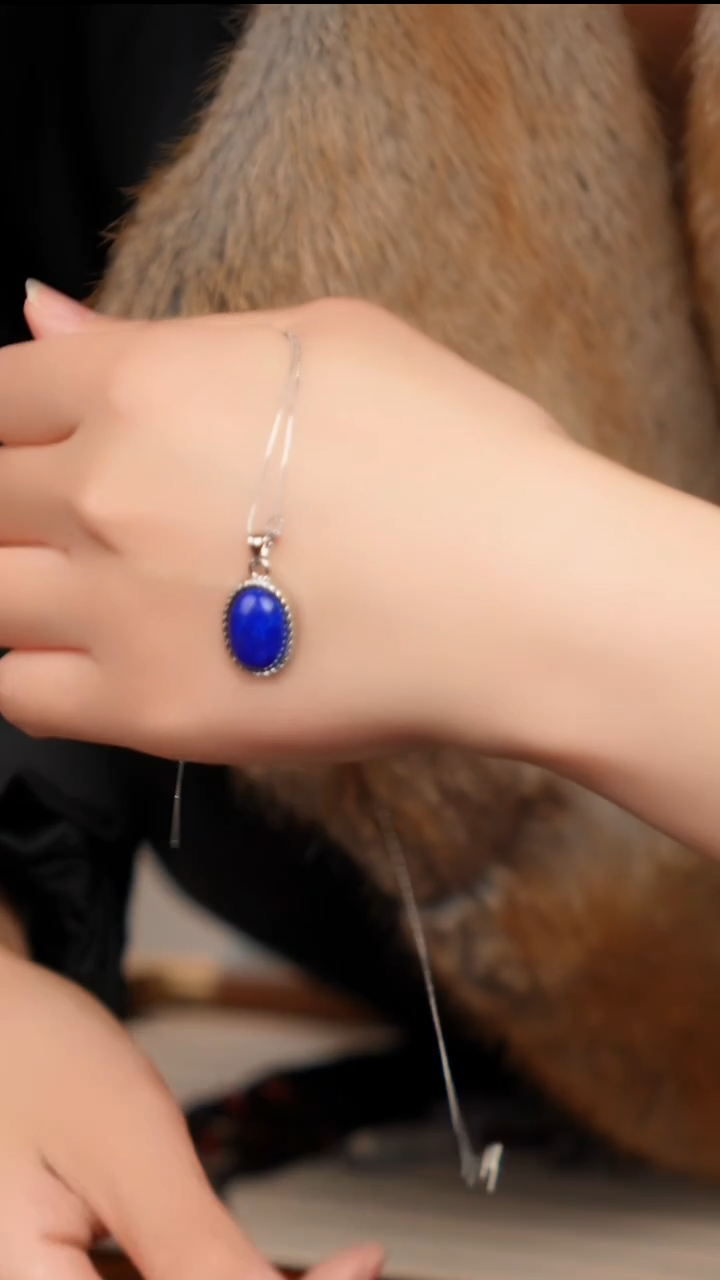 水晶摆件银S925镶嵌125