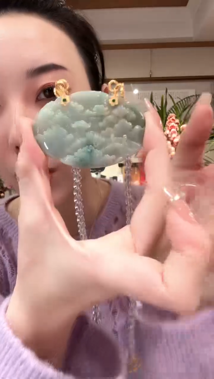 【闪购商品】翡翠颈饰未镶嵌国风