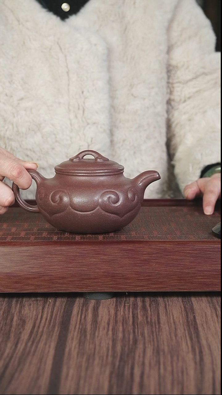 【闪购商品】紫砂茶壶jmt  千禧紫泥  如意仿古