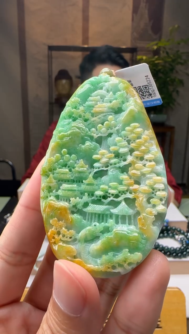 颈饰未镶嵌翡翠XM@@960Q7J05224