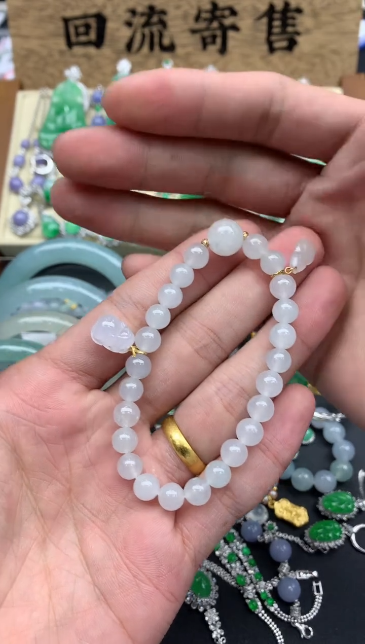 【闪购商品】翡翠手串未镶嵌296--中国好珍宝