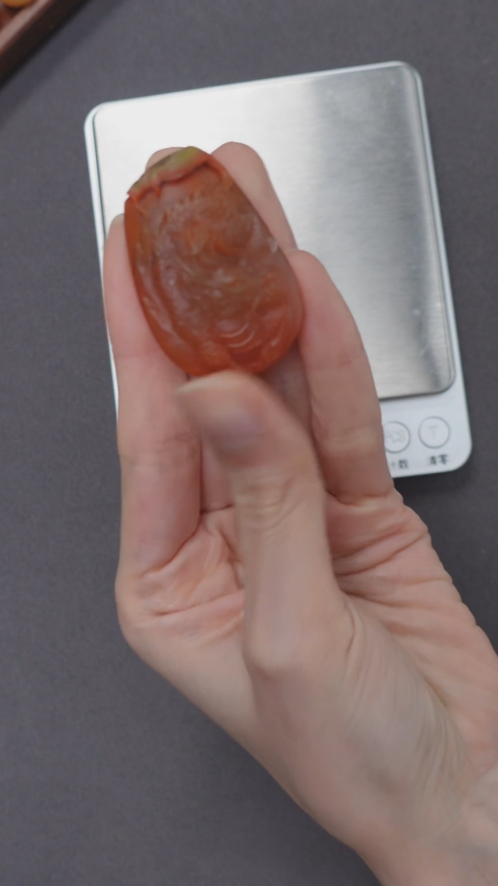 南红玛瑙未镶嵌颈饰包浆南红吊坠