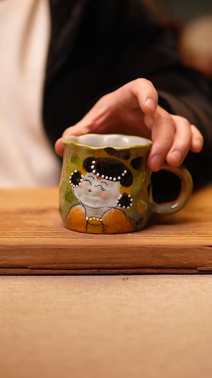 【闪购商品】@@陶园瓷舍@@纯手工手绘@高温釉下彩