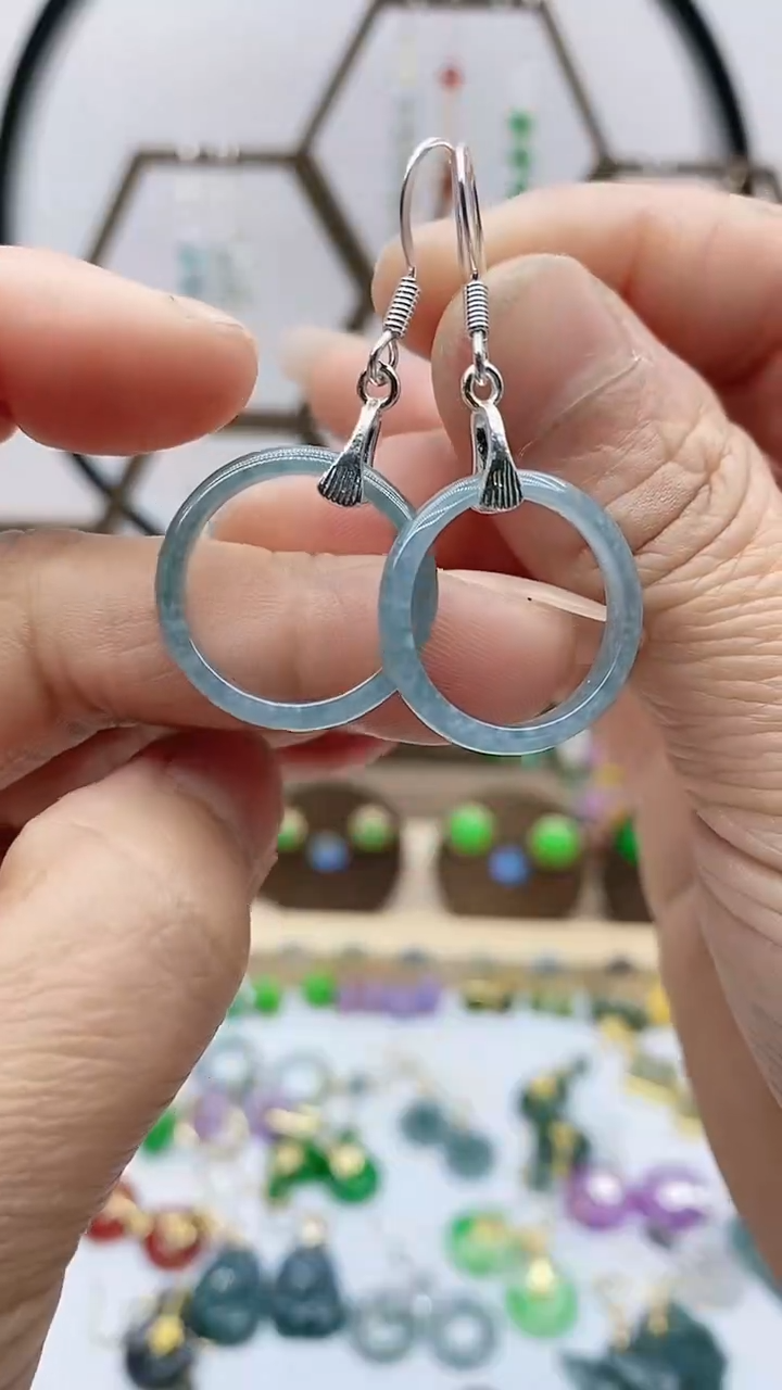 未镶嵌翡翠耳饰217