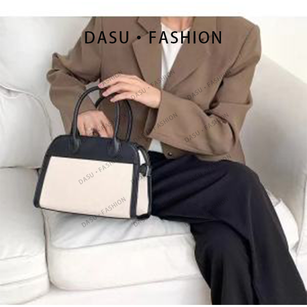 【苏总专属】SLBL-503-帆布黑女士时尚潮流气质小众腋下包斜挎包