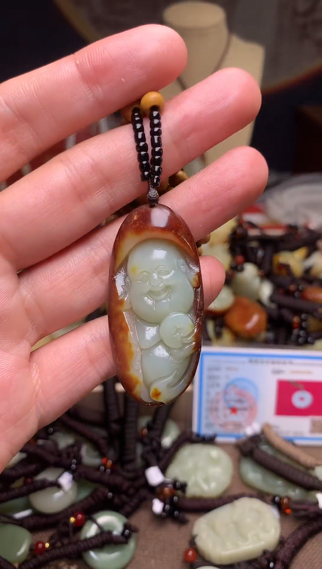 颈饰未镶嵌和田玉新疆料青海料清水和田玉吊坠