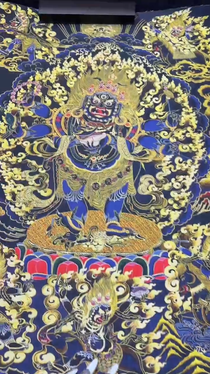 装裱画手绘唐卡藏艺阁 TK16002