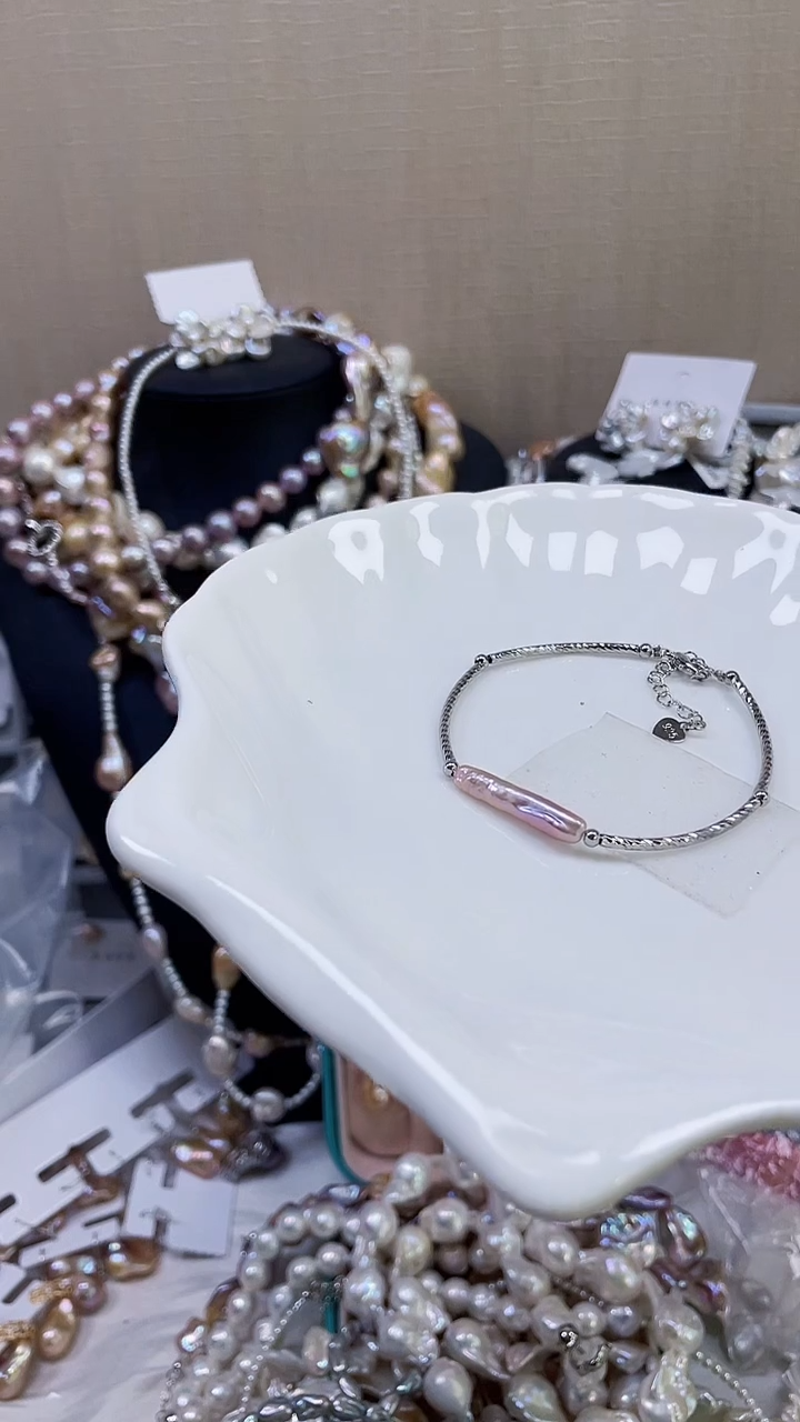 未镶嵌手链淡水珍珠【纯恬饰品】