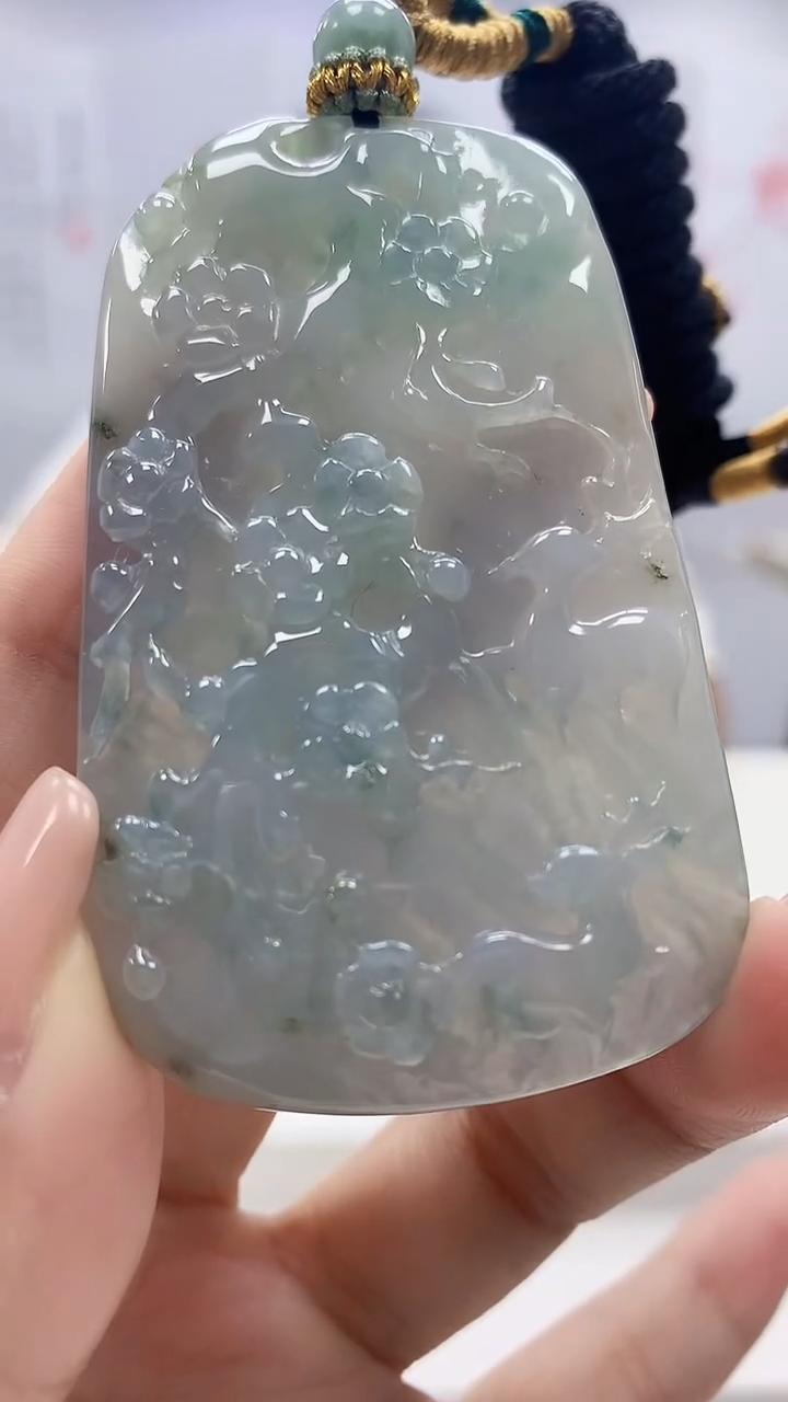 定制翡翠未镶嵌5028xx-毛货挂件32
