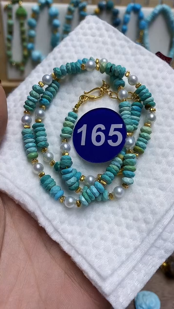 【闪购商品】绿松石项链未镶嵌165