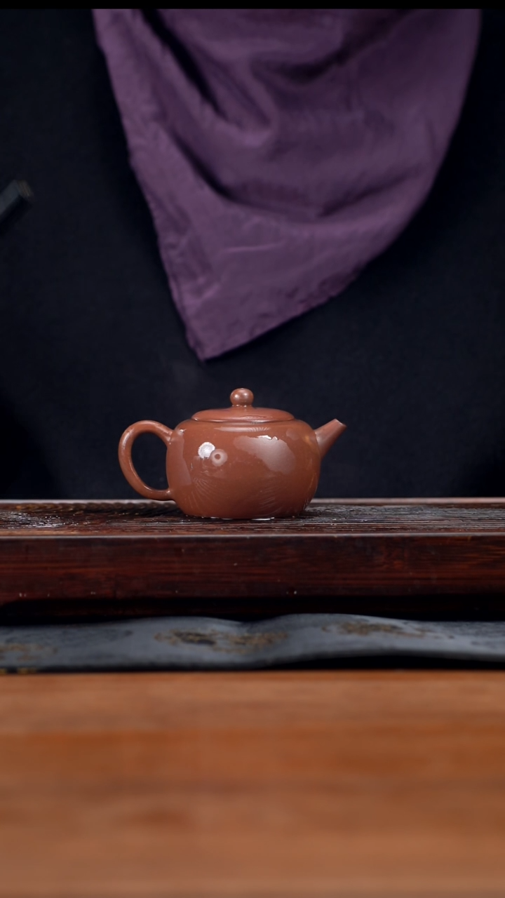 【闪购商品】紫砂茶壶150cc黄龙山原矿紫泥亨裕莲子29