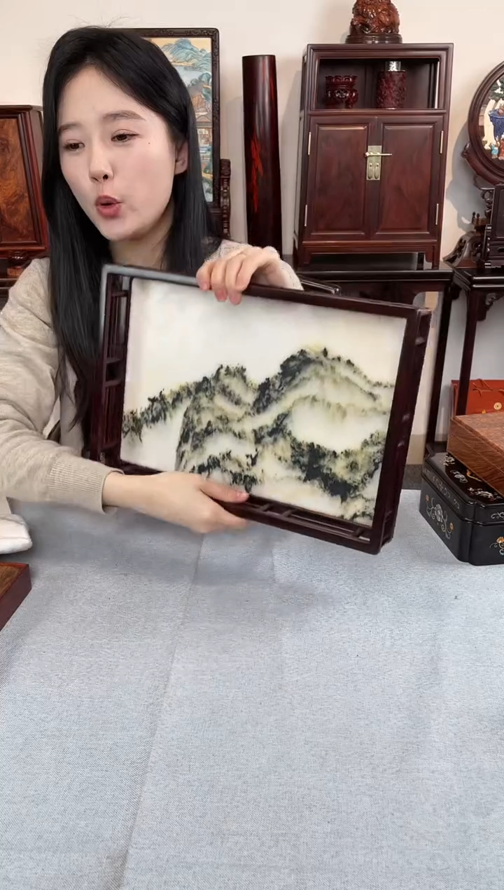 【闪购商品】紫檀木类成套家具托盘