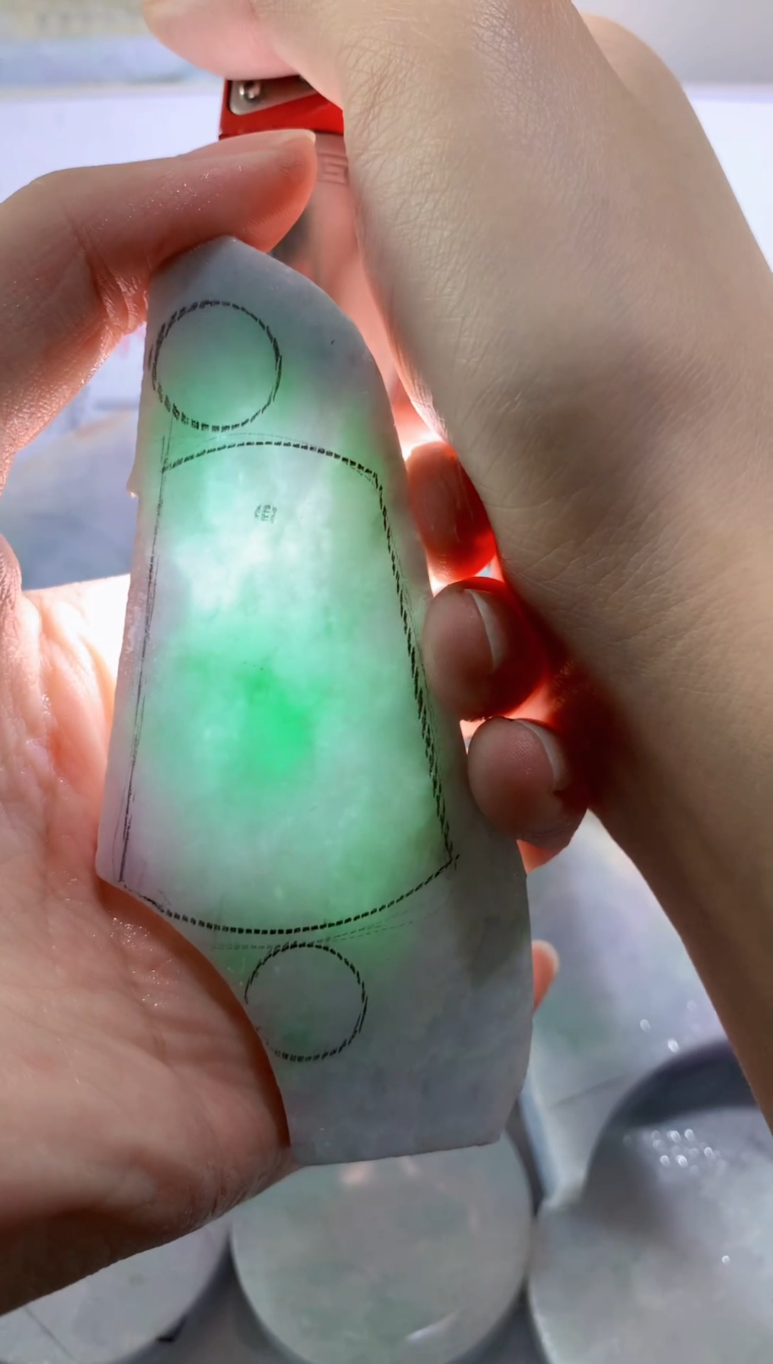 裸石翡翠天然缅甸翡翠108