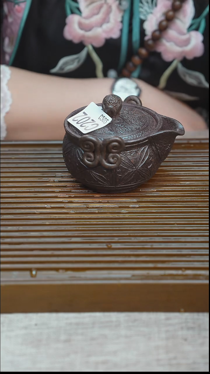 纯手工粗陶茶具每一只不一样