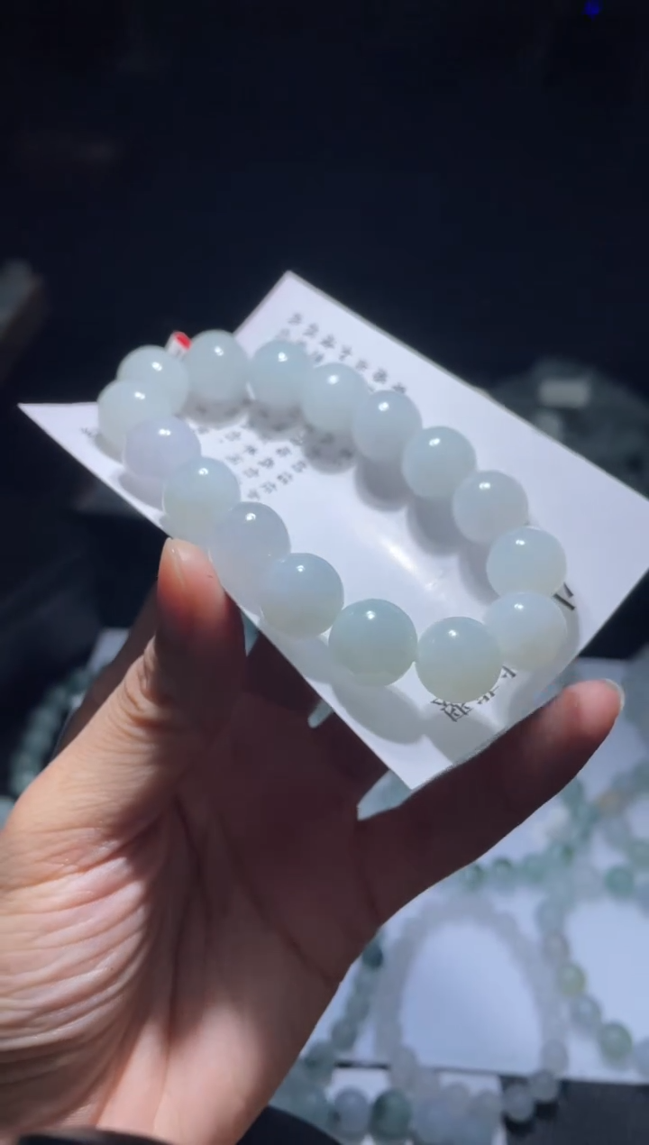 未镶嵌定制翡翠翡翠手串