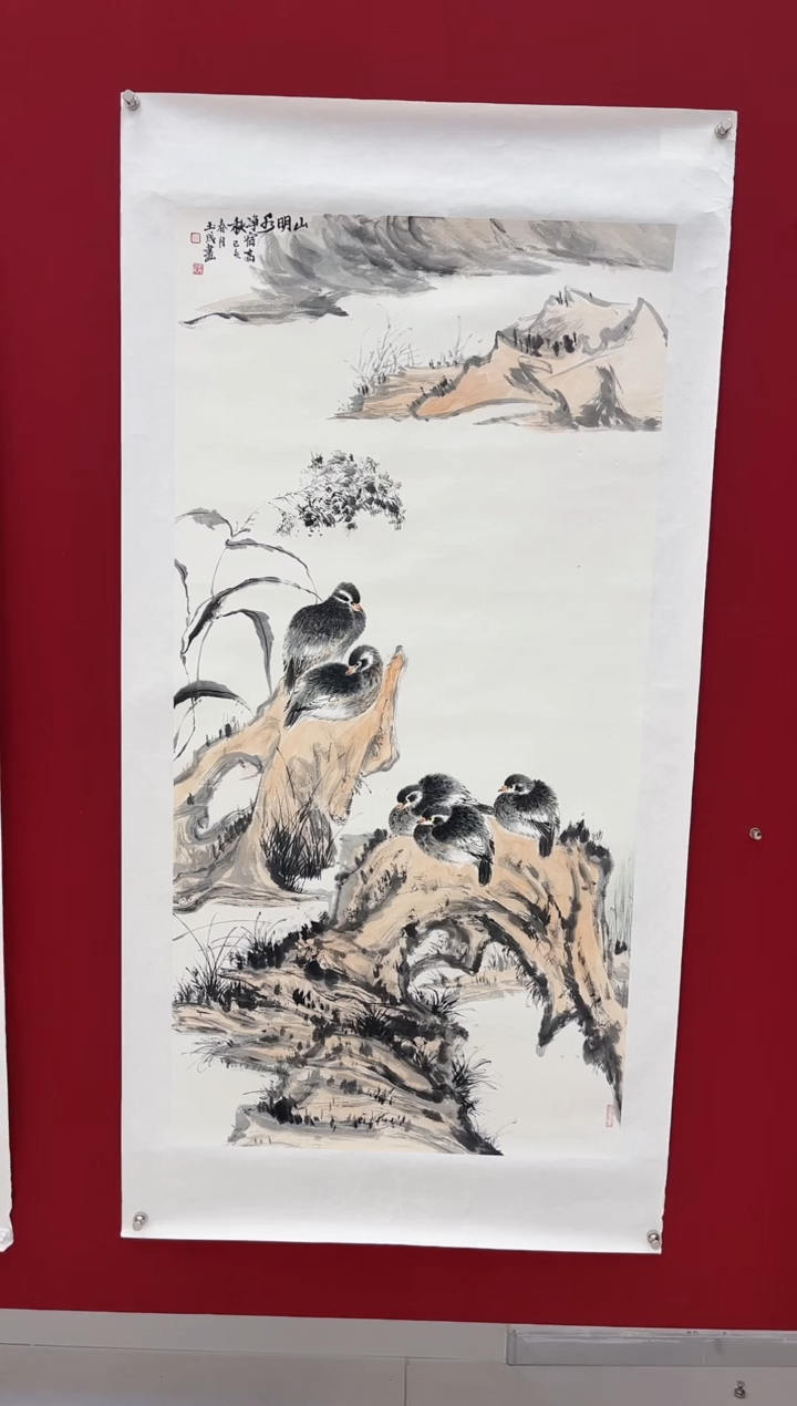国画邓玉成老师画作
