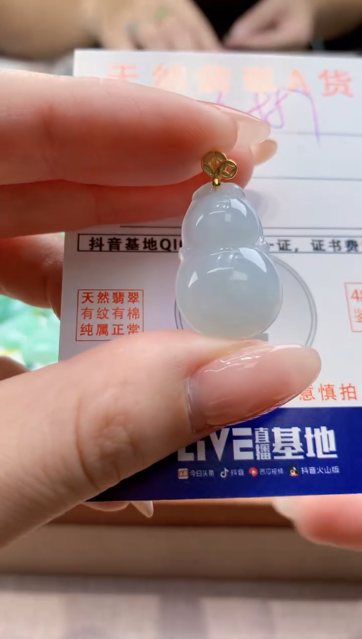 颈饰未镶嵌翡翠天然A货翡翠挂件