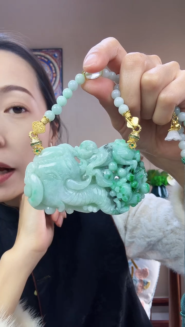 【闪购商品】翡翠颈饰未镶嵌特色原创翡翠颈饰