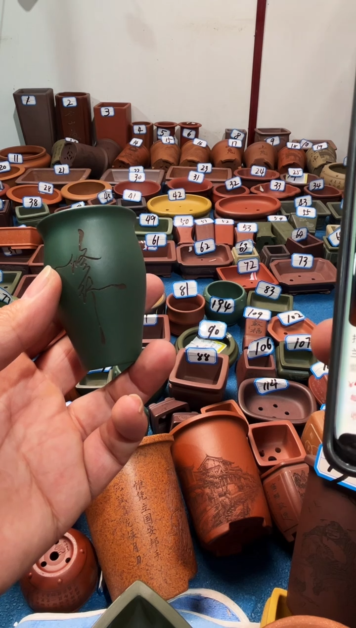 【闪购商品】紫砂紫砂花盆4*6