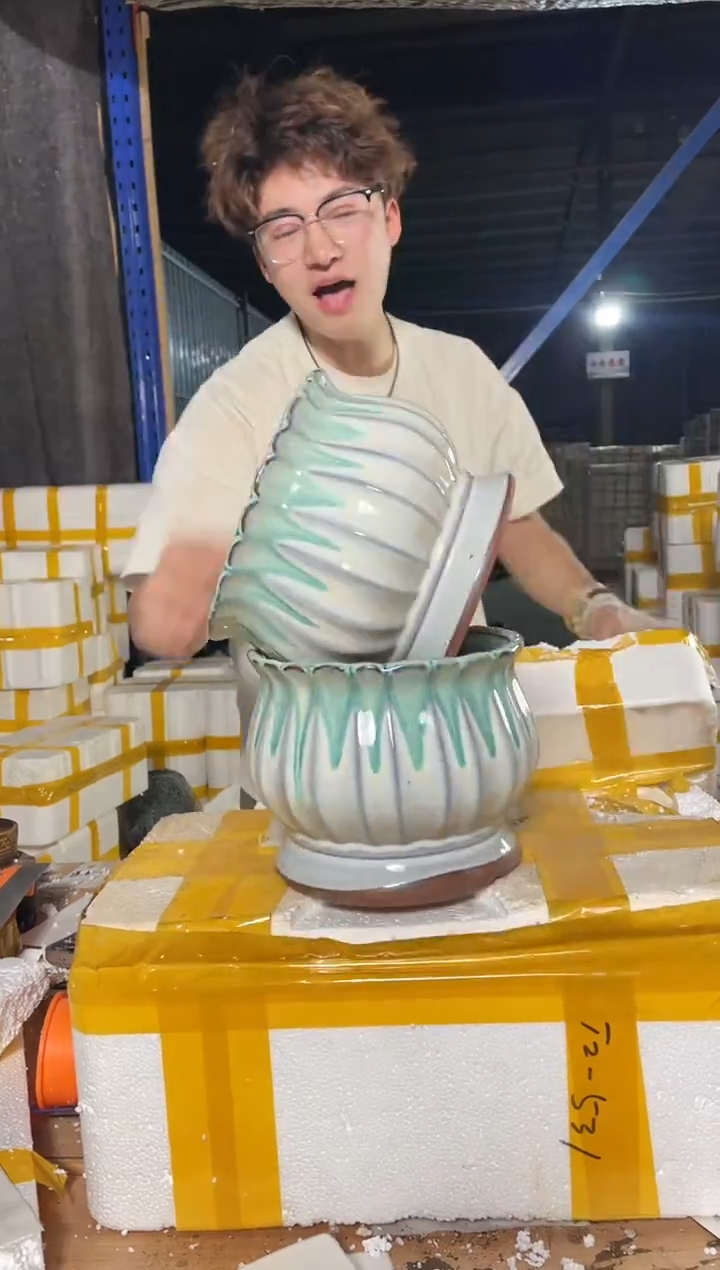 紫砂花盆宜兴紫砂粗陶花盆