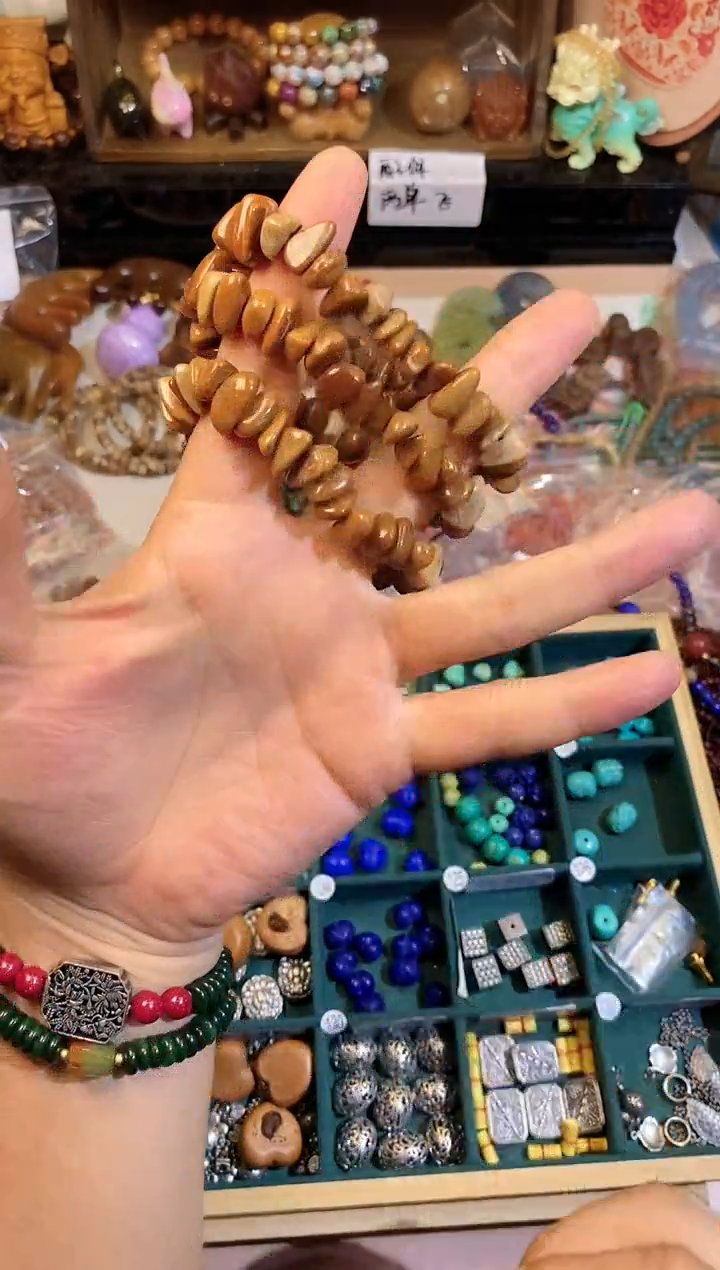 非洲檀香手串/手链随形库克单圈