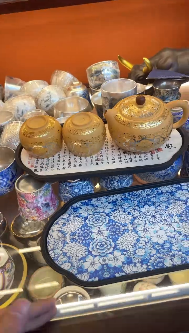 【闪购商品】@@@@@@@@金银错凤鸣一壶两杯带茶盘