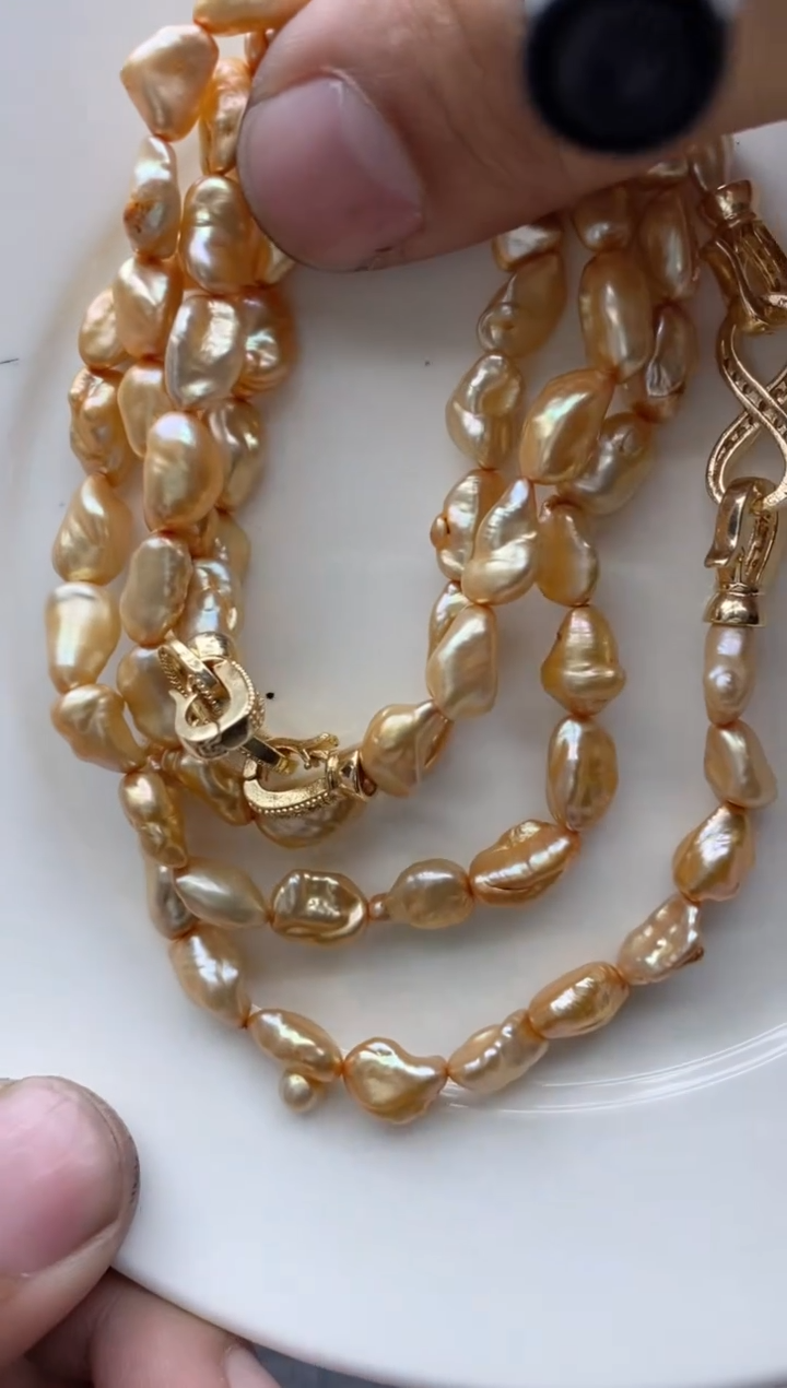 【闪购商品】淡水珍珠颈饰未镶嵌0224