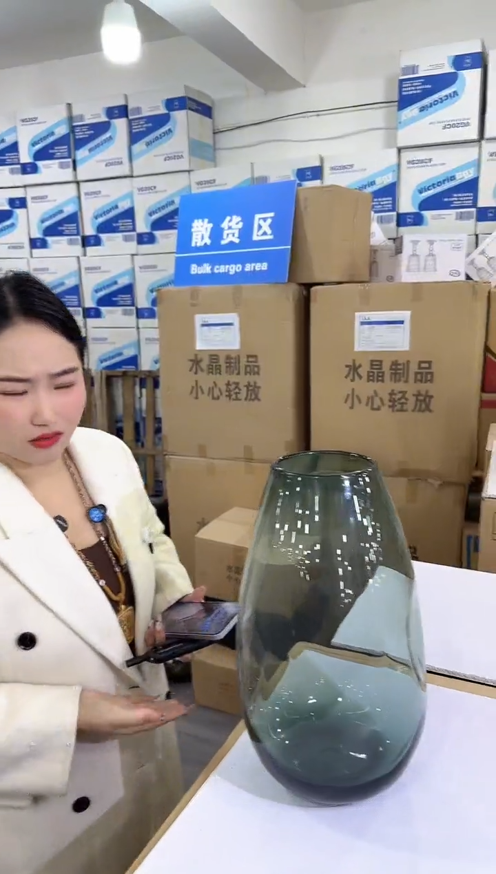 【闪购商品】无铅玻璃玖月花器G-品7