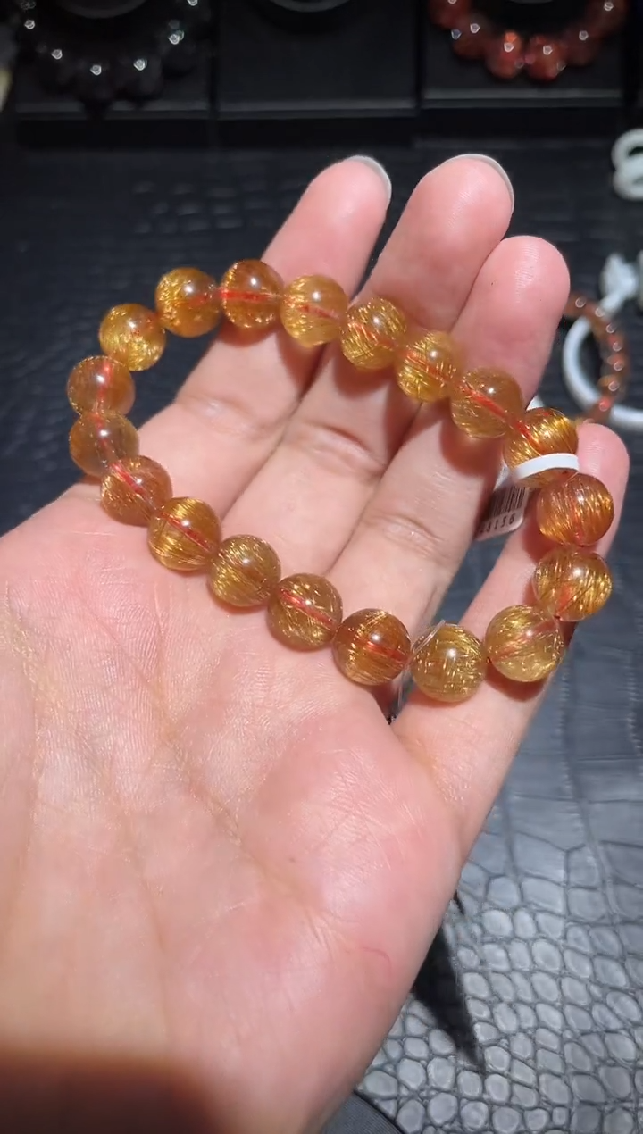 【闪购商品】水晶手链未镶嵌发晶单圈A10（多样性发其一）