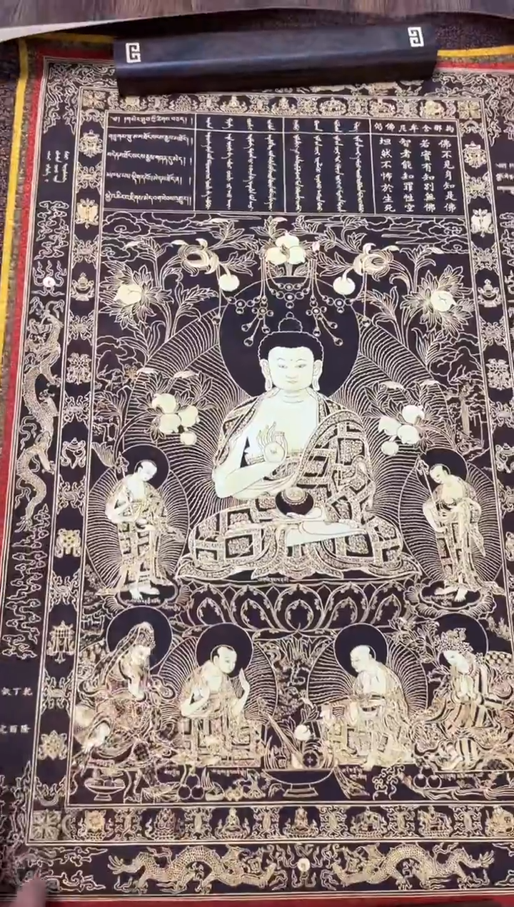 卷轴画老三的唐卡tk16