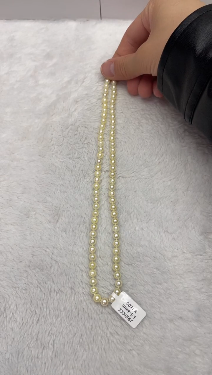 【闪购商品】海水珍珠颈饰未镶嵌AK羽皇金5.5-6mm（多样性发一）