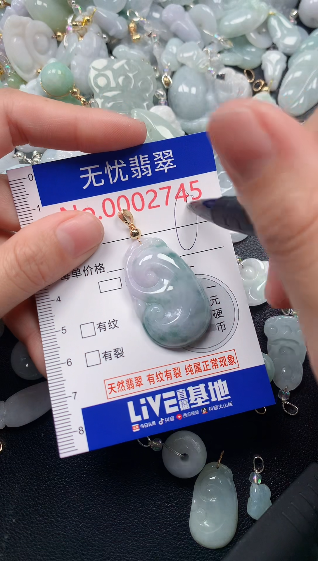 颈饰未镶嵌翡翠2745