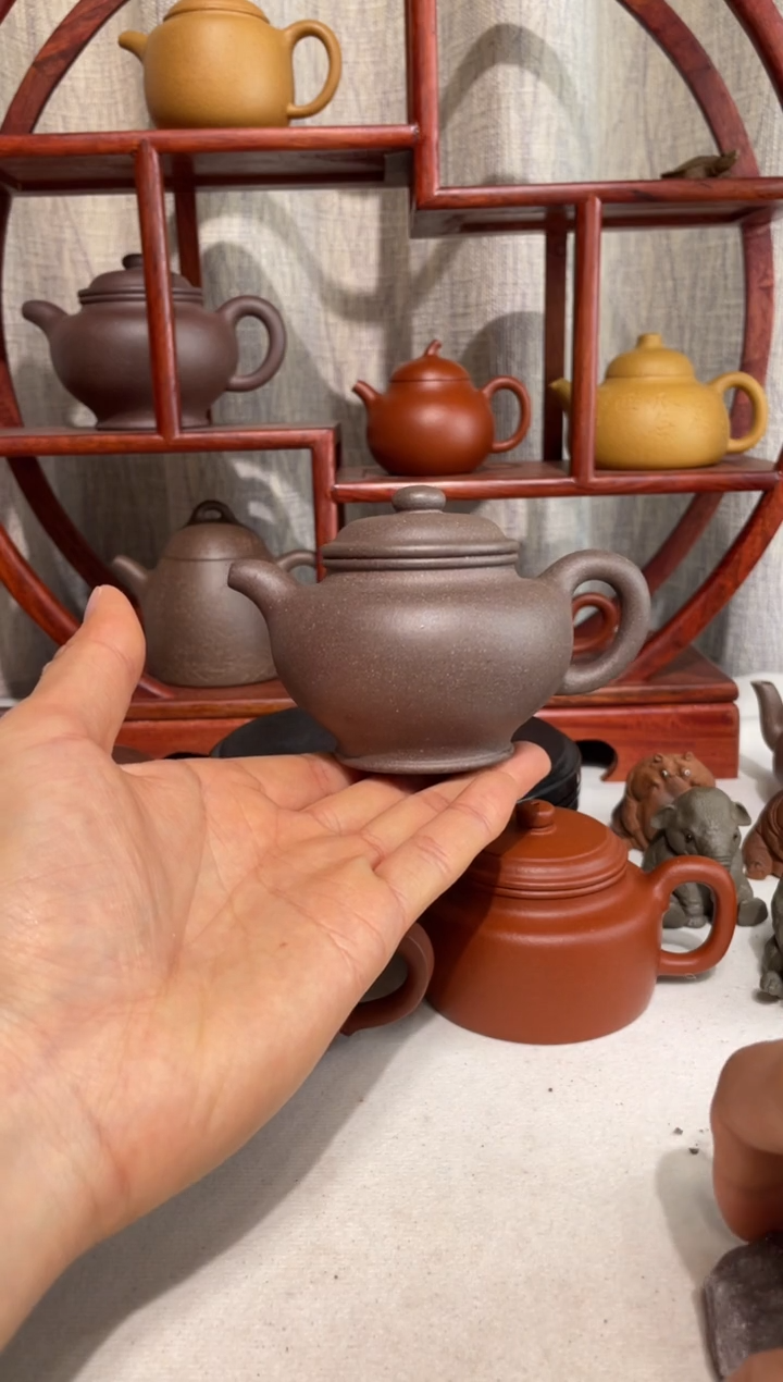 【闪购商品】紫砂茶壶台西底槽青手工泥大亨掇只155cc