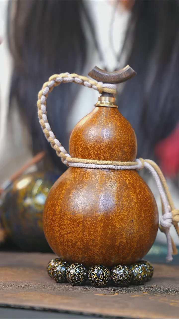 【闪购商品】WW237老栗色大容量酒葫芦随缘发