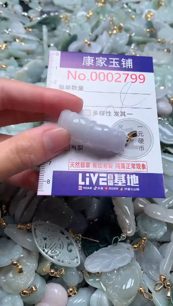 【闪购商品】翡翠吊坠(不含链)未镶嵌2799
