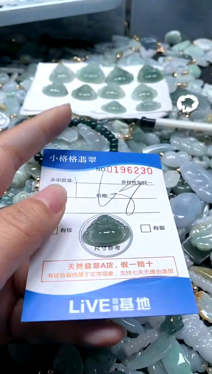 【闪购商品】翡翠颈饰未镶嵌闪购商品0196230