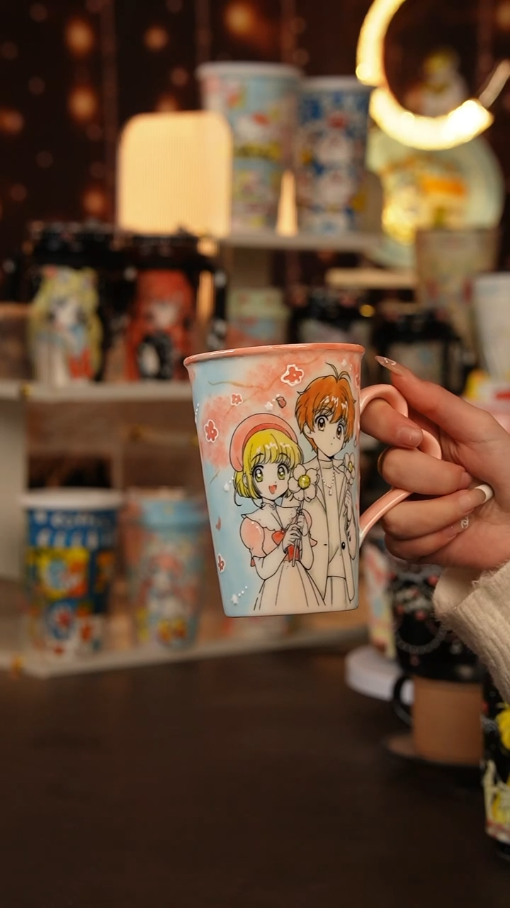 （玉泥）景德镇手工手绘文创陶瓷杯