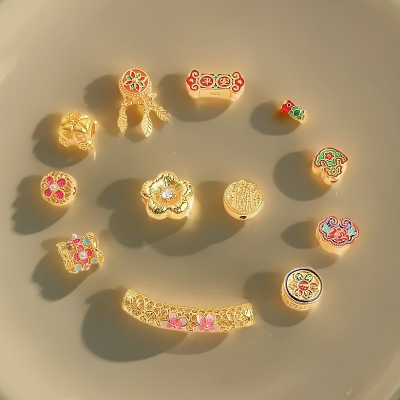 【直播过款链接】【90--120】过款diy穿孔吊牌配饰配件 质感 精致饰品