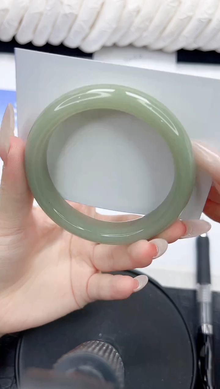 未镶嵌手镯石英质玉48-56