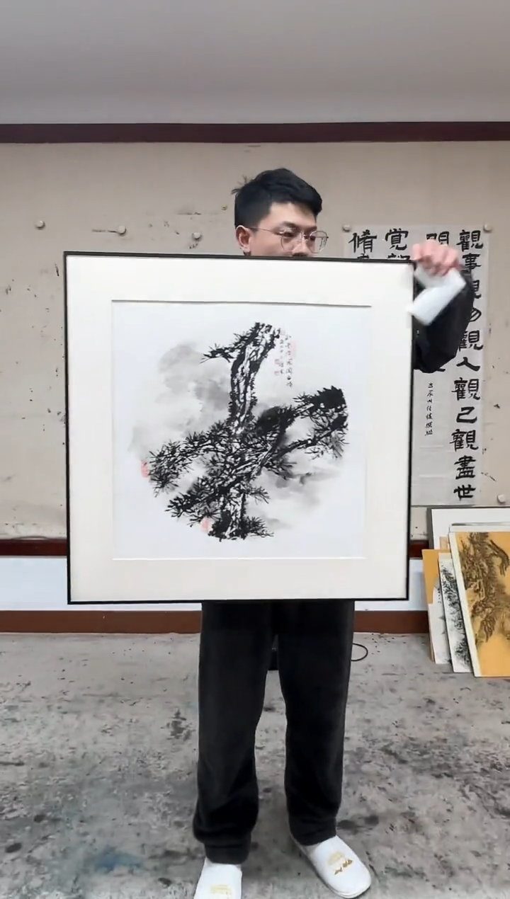 【闪购商品】绘画徐寒老师国画作品（带框）