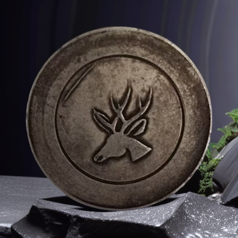 1042【甄藏】精选手工复制仿古铜银复古纪念工艺摆件