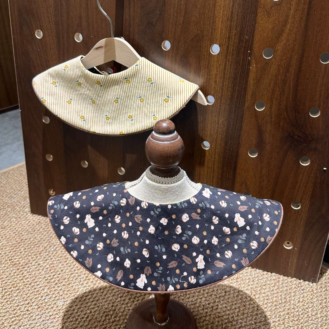 纯棉母婴A类口水巾【3号直拍款】碎花小兔