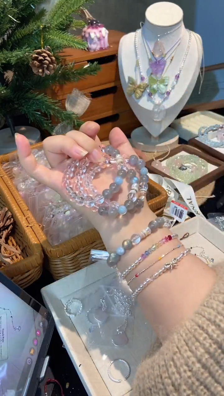 未镶嵌手链水晶孤品捡漏均匀瑕疵介意勿拍