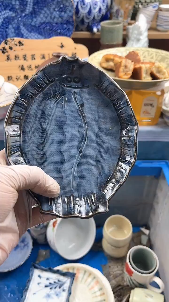 瓷片左*英歌瓷器满19.9包邮